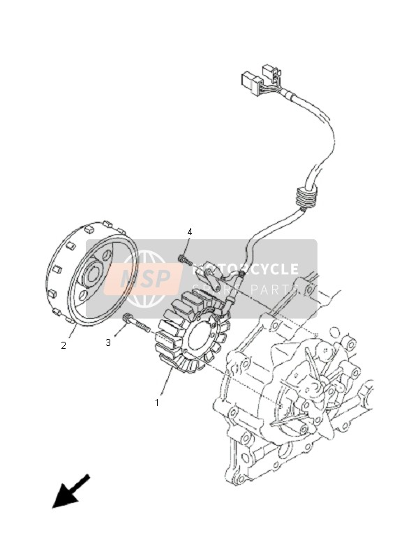 Yamaha XP500A T-MAX 2006 Generator for a 2006 Yamaha XP500A T-MAX